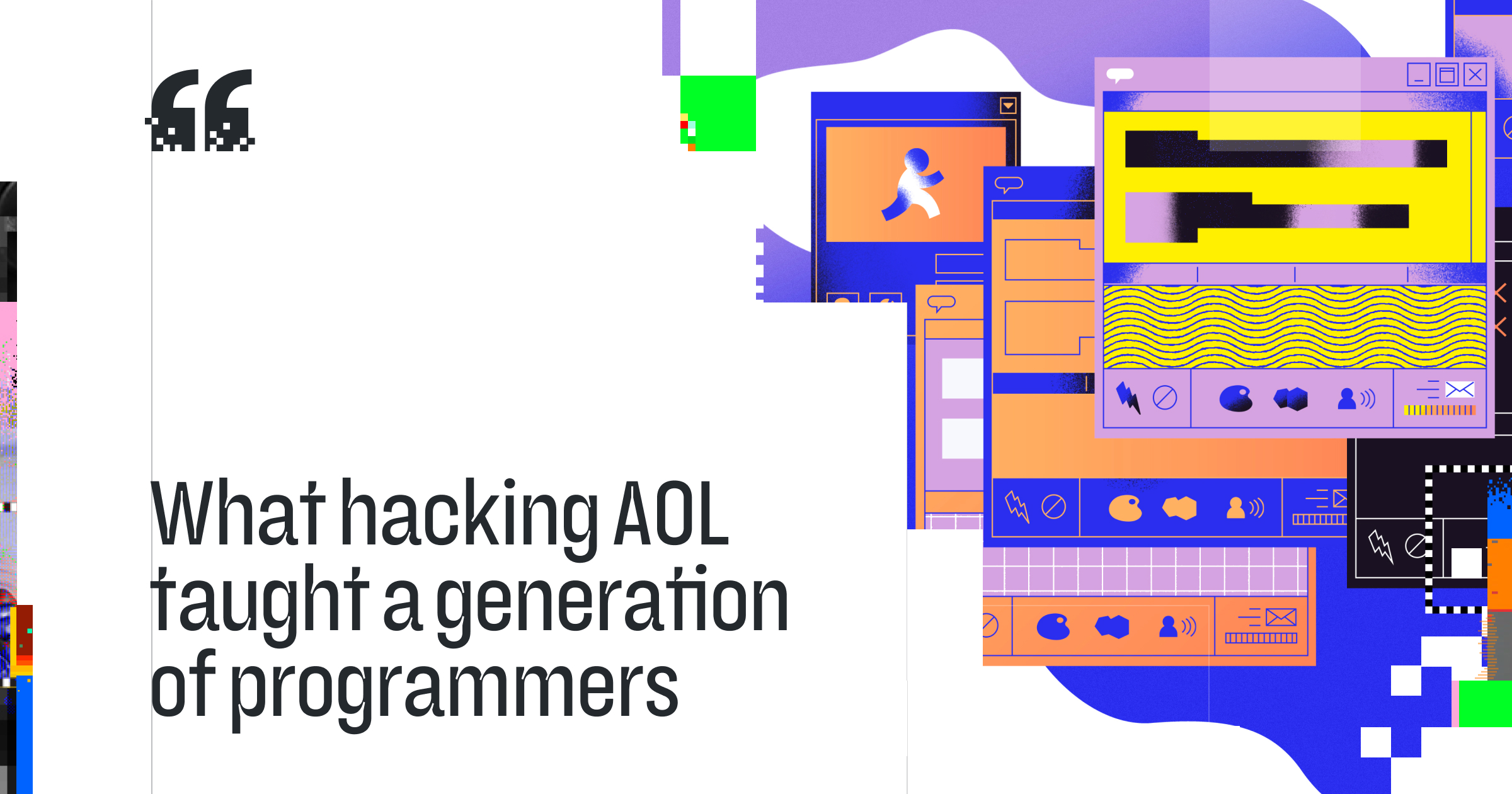 GitHub ReadME Featured Article: What Hacking AOL Taught a Generation of Programmers